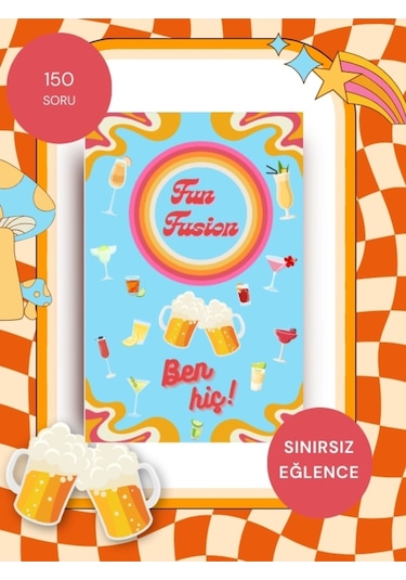 Fun Fusion Ben Hiç Içki Shot Oyunu Parti Oyunu