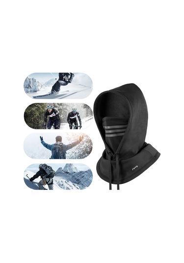 Erkekler, Kadınlar, Kış, Açık Hava, Bisiklet, Kayak, Koşu İçin Yansıtıcı Rüzgar Geçirmez Polar Astarlı Balaklava Yüz Örtüsü Nefes Alabilen Başlık Diğer