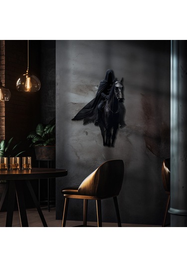 Gece Süvarisi Metal Tablo