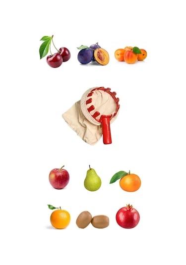 Pratik Platik Mevye Toplama Aparatı Bez Torbalı