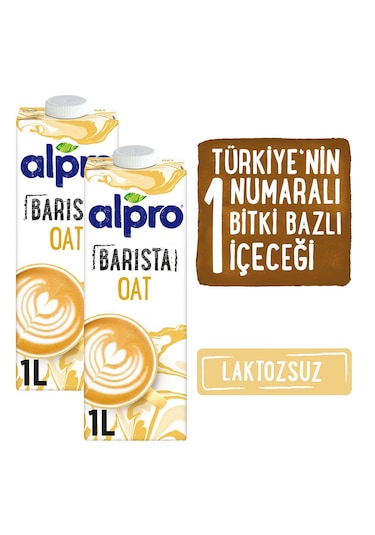 Alpro Barista Profesyonel Yulaf Sütü 2 x 1 L