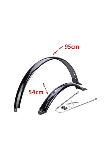 Suntek Dağ Bisikleti Çamurluklar 24 Inç Su Gümüş-bileklik Gümüş