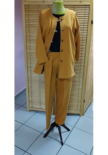 Hardal Rengi Eşofman Takımı Hardal