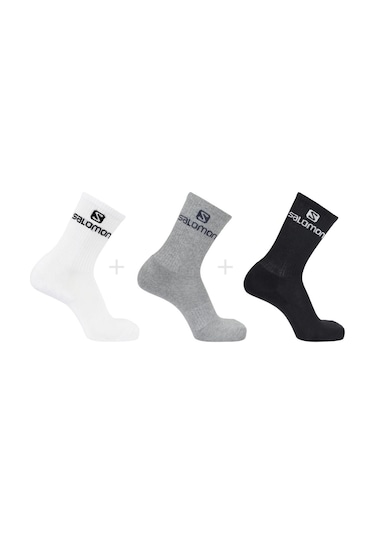 Salomon Everyday Crew 3 Pack Çorap Renkli Çok Renkli