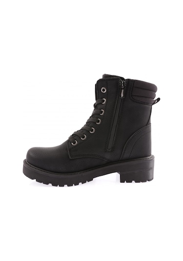 Dgn 2262-2046 Kadın Bağcıklı Bot - Siyah
