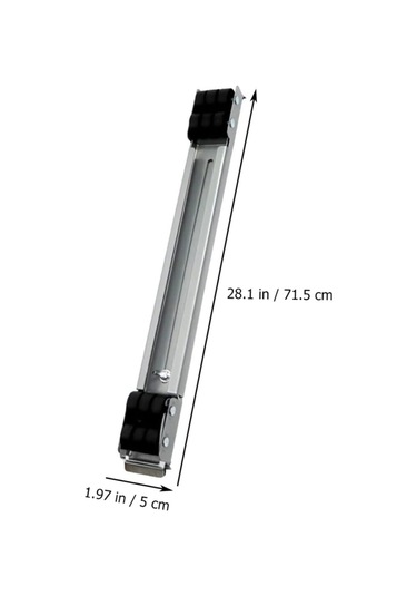 Çift Mobilya Hareketli Parantezler Cihaz Kaydırıcıları Kilitleme Tekerlekleri Çamaşır Makinesi Buzdolabı Dondurucu Rastgele Beyaz - Altın