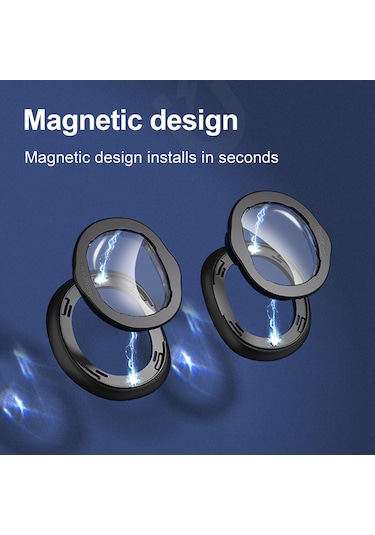 Startrc Oyunları Meta Quest 3 Vr Gözlük İçin Çizilmez Halka Lens + Koruyucu Kapak Seti Reçetesiz Lens