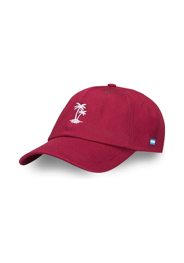 Ucla Anıston Bordo Baseball Cap Nakışlı - Unisex Şapka Bordo