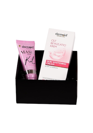 Dermokil Leke Karşıtı Aydınlatıcı Kil Maskesi 75 ML + Cilt Beyazlatıcı Krem 75 ML