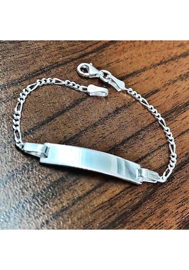 Kişiye Özel İsimli Çocuk Bebek Künyesi Bileklik Hafif Csb04-İ