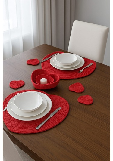 Servis Takımı Ameıkan Serıs Takımı Supla Takımı Jut Ip Halat Ip Kordon Ip Kırmızı