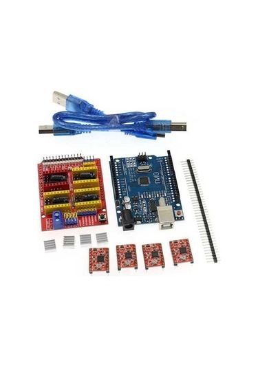 Pazly 3d Yazıcı Cnc Shield V3 Seti, Nano Uno R3, 4988 Motor Sürücü, 35v 1a Çıkış, Mikro Adım Kontrolü