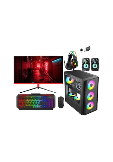 Rotampc RT2689 R7-5700 32 GB 1 TB M2 Nvme SSD 12 GB ARC B580 27" Free Dos Masaüstü Oyuncu Bilgisayarı