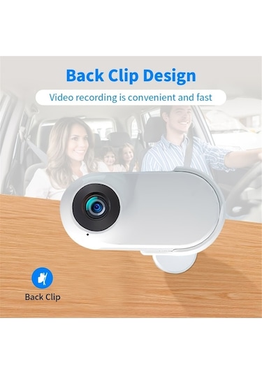 Maoyaya A100 Spor Kamerası Manyetik Parmak Kamerası Hd Kamera Bisiklet 1080p Siyah Siyah