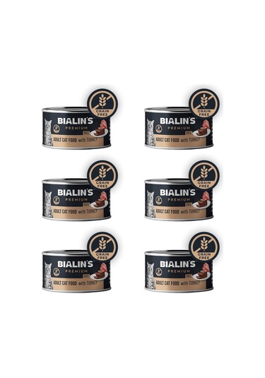 6'lı Yetişkin Kedi Maması - Hindili 100 Gram