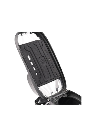 Wheel Up Su Geçirmez Bisiklet Üstü Ön Boru Çerçeve Çantası Büyük Kapasiteli 7 İnç Dokunmatik Ekran Telefon Çantası - Çok Renkli Yansıtıcı Çok Renkli