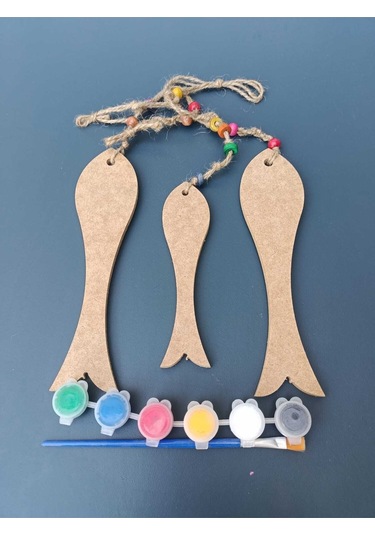 Na Neşeli Ahşap Ipli Sarkaç Takımı Oda , Kapı , Duvar , Balkon , Bahçe ,yazlık Süsü. Okul Etkinlik ,ham Ahşap Boyama Model Uzaunbalık.