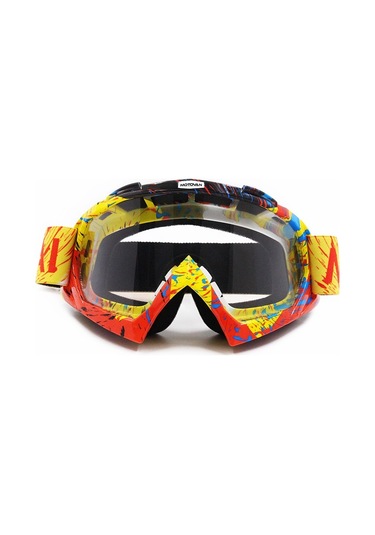 Pvc Motosiklet Ve Kayak Gözlüğü Rüzgar Geçirmez Üniseks Model