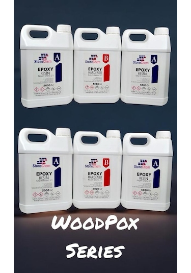 WoodPox Ahşap Şeffaf Epoksi Reçine Yüksek Döküm 3 CM 30 KG