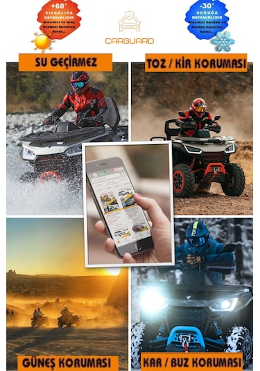 Tüm Atv İle Uyumlu Atv Brandası