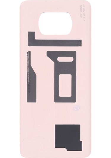 Xiaomi Poco X3 Pro Uyumlu Arka Pil Batarya Kapağı M2102j20sg M2102j20sı - Gold