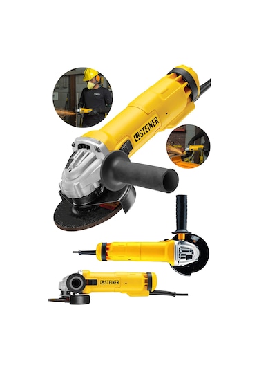 Steiner 4200 W Metal Şanzuman Bakır Sargı Avuç İçi Taşlama Sarı