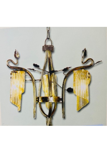 Eskitme Metal Avize 4019-3P