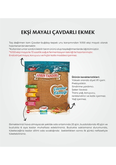 Asrın Tandırı Sağlıklı Beslen Paketi 5'li Lavaş Tandır Ekmeği