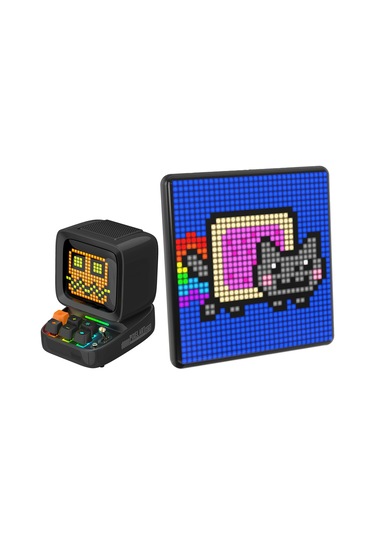 Divoom Ditoo Pro Siyah Bluetooth Hoparlör + Pixoo Max Led Ekran