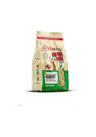 Vitawings Süper Mix Menü Tavşan Yemi 800 Gr