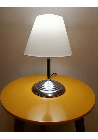 Riolight Retro22,rustik,vintage Krom Gövde Kumaş Başlık 1xe27 Duy