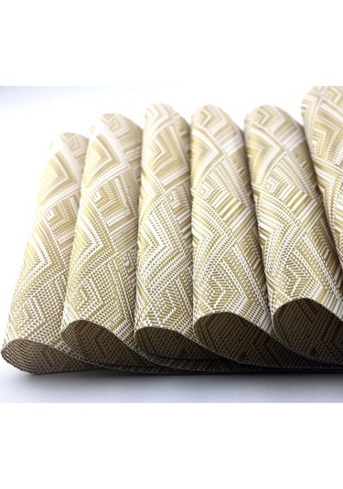 Açık Gri 4 Adet/takım Pvc Placemat Yemek Masası Paspas Seti De Masa Kase Ped Peçete Yemek Masası Tepsisi Mat Bardak Çocuk Masası Seti Açık Gri