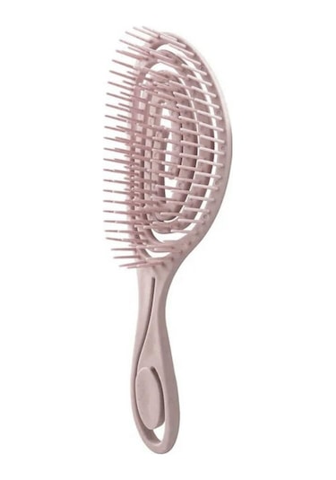 Koodmax Oval Saç Açma ve Tarama Fırçası Krem
