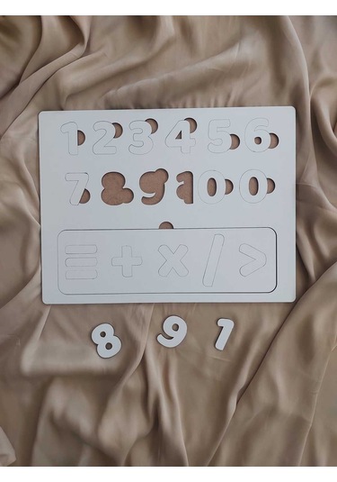 Ahşap Çocuk Puzzle Temel Aritmetik