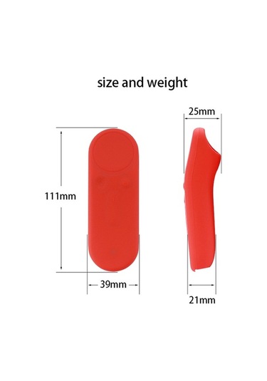 Pazly Huawei Vr Gözlük Kapakları Silikon Kılıf - 2 Adet Kırmızı Kırmızı