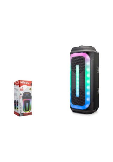 Kimiso QS3627 Rgb Led Işık - Radyo - Usb Bluetooth Hoparlör
