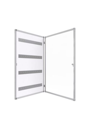 Panda 20'Li İnce Alüminyum Kapaklı Anahtar Dolabı 30X42Cm