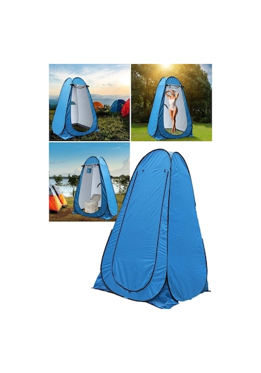 Markafox Kamp Alanı Duş Giyinme Wc Çadırı Fotoğrafcı Prova Kabini 190x120x120 Çok Renkli