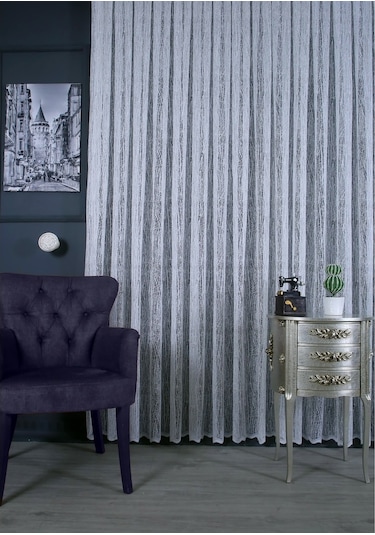 Evdepo Home Kullanıma Hazır Tül Perde (547302008)