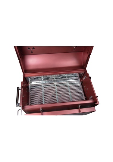 Igrıll Barbekü Elite 740 Mm Kömürlü Mangal Kırmızı