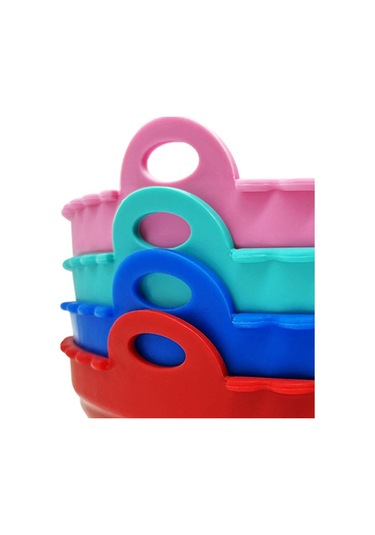 Kokoontaittuva Silikiniastia İlmakeitimelle Pembe Pembe