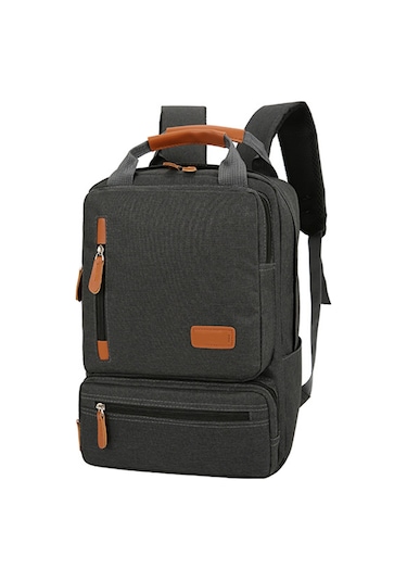 Geeksen "3 Parçalı Laptop Çantası Seti - Seyahat, Okul Ve İş İçin Şık Ve Pratik" Siyah