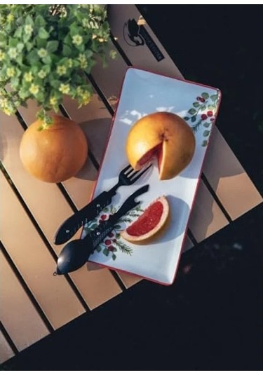 Katlanabilir Çatal Bıçak Kaşık Seti - Ayrılabilir, 18 Cm 6999