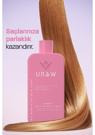 Uraw Keratin Ve Hyaluronik Asit Saç Kremi 250 ML