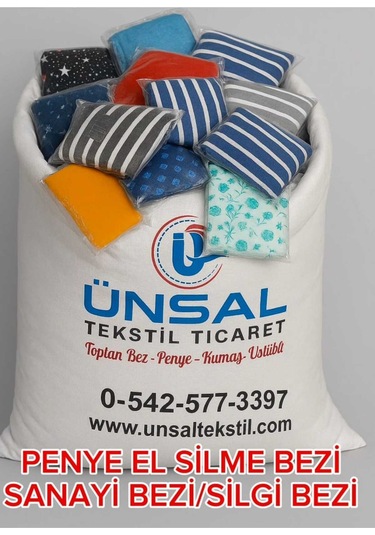 Paketli Parça Bez 20 Kg 100 Adet 200 Gr'lık Paketlerde Diğer