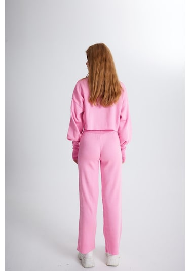 Holly Lolly Alt Üst Triko Thinky Takım Pembe