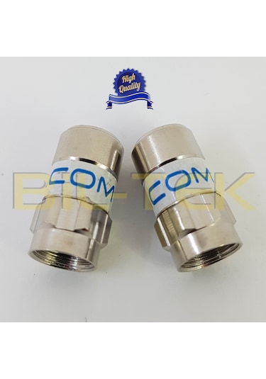 Novacom Rg6 Kendinden Sıkmalı F Konnektor - 2 Adet