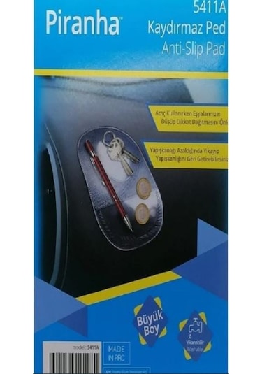 Piranha Araç Içi Kaydırmaz Ped 5411 A