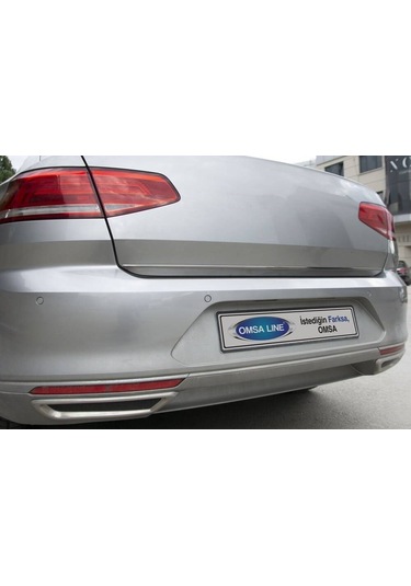 Omsa Vw Passat B8.5 Siyah Krom Bagaj Alt Çıtası 2019 Ve Sonrası