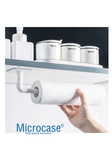 Microcase L Şekil Çok Amaçlı Havlu Askısı Fonksiyonel Askı Al4503 Beyaz